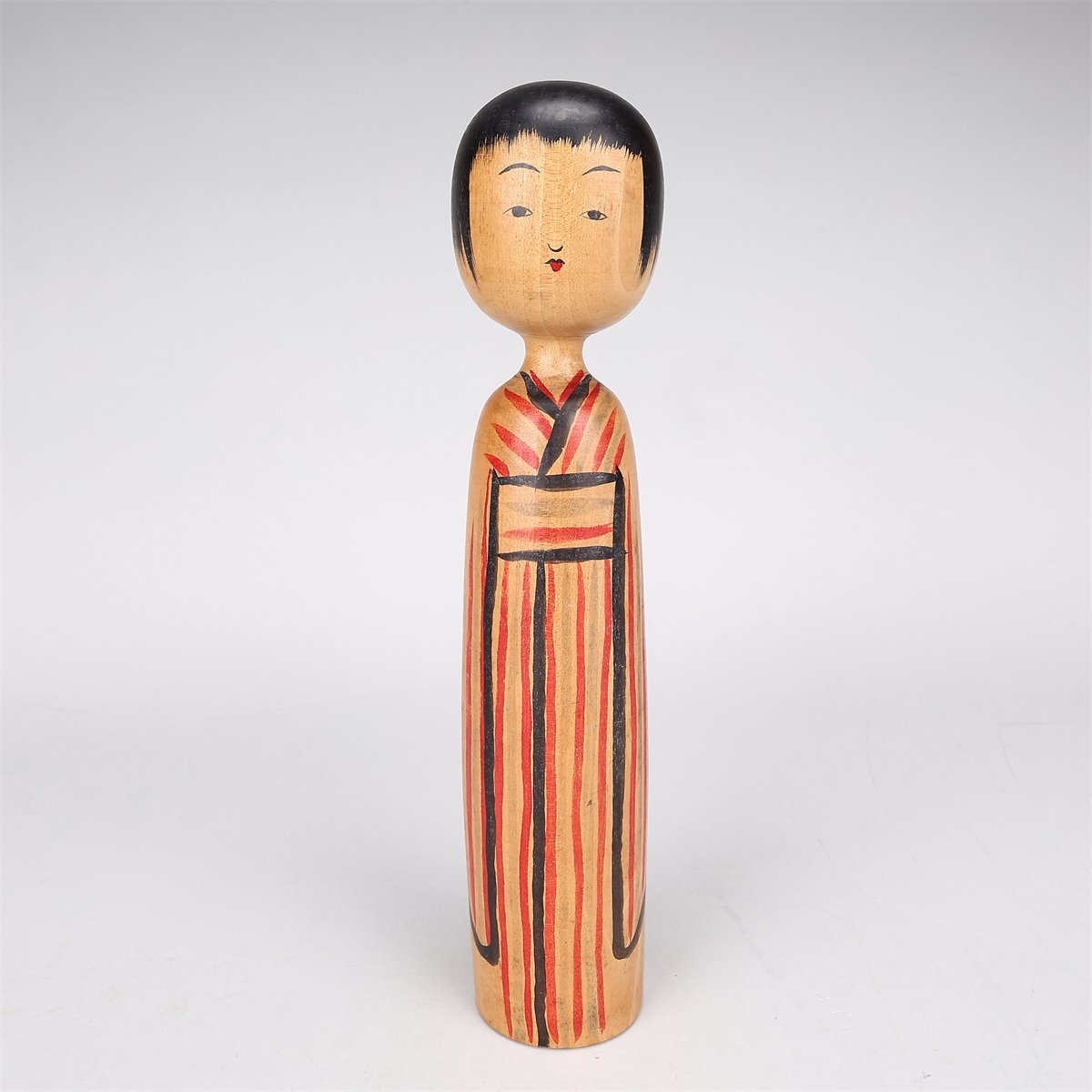 Poupée Japonaise Kokeshi Kijiyama Artisanale Vintage - Signée (Années 50)